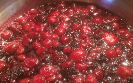 Summer Berry Jam being made at Chilcotts Farm