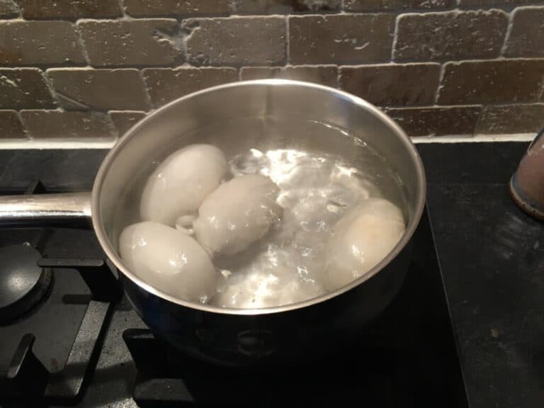 Soft Boiled Goose Egg with Soldiers Chilcotts Farm